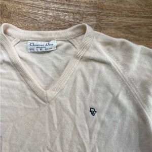 Christian Dior V Neck Sweater